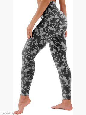 High Waisted Tummy Control Leggings Buttery Soft Yoga Pants Athletic Plus Size